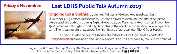 Digging Up A Spitfire - November Talk